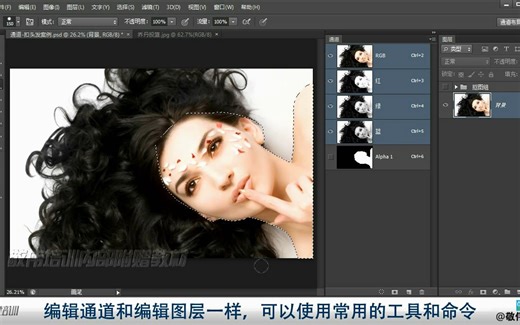 photoshop cs6专业制作设计教程 基础部分A20-Alpha通道和蒙版