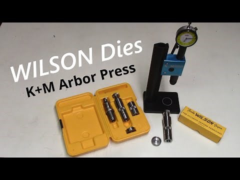 Neck Tension with Wilson Dies and K+M Arbor Press with Force Pack