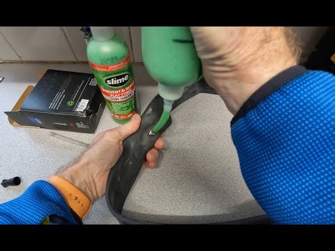 Slime Bike Tyre Sealant - Simple how-to for inner tubes with Presta valves