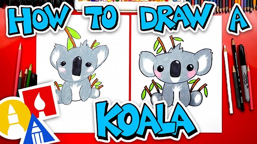 How To Draw A Koala - Art For Kids Hub — Free Drawing Lessons for Kids -