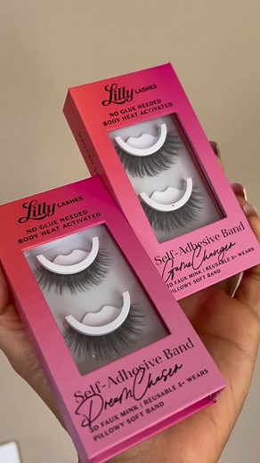 Lilly Lashes on Instagram: "The easiest lashes you'll ever apply 👏 no glue needed with our self-adhesive lashes 📸: @glogirlabby"