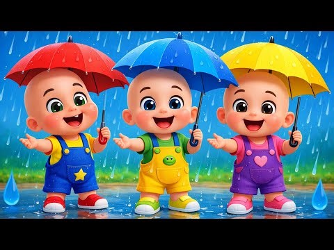 Barish Aayi Cham Cham 🌧️ | Rain Song for Kids | Hindi Nursery Rhyme & Kids Poem