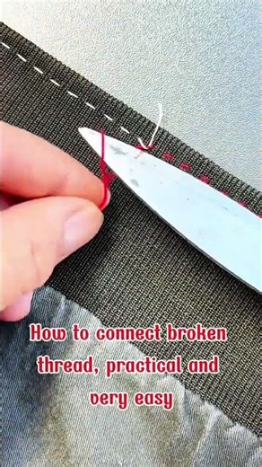 how to connect short threads #shortvideo #education #shorts