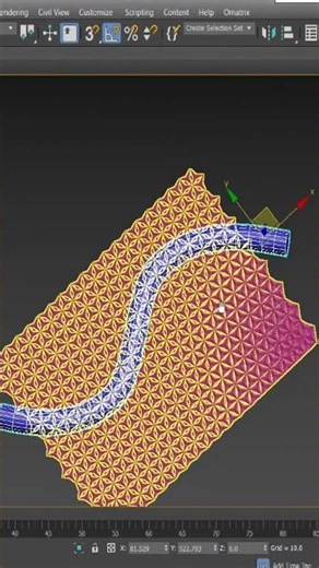 ALBAHAR TOWER in 3d Max