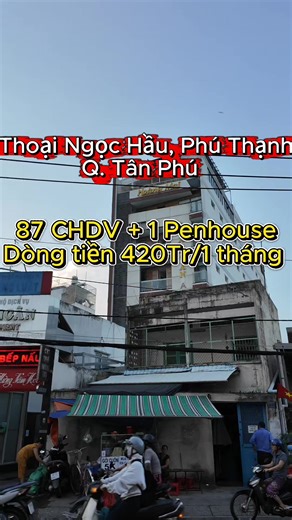 Thoại Ngọc Hầu, Phú Thạnh, Q. Tân Phú 10 x 60 CN 445,4m2 dòng tiền 420tr/1 tháng #bannhatanphu #tanphuland #nhatanphugiatot #mattienkinhdoanh