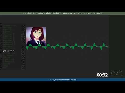 AI Debates: Is RTX/CUDA laptops better than Apple Silicon for AI/ML? FSF Evangelist vs. Technologist