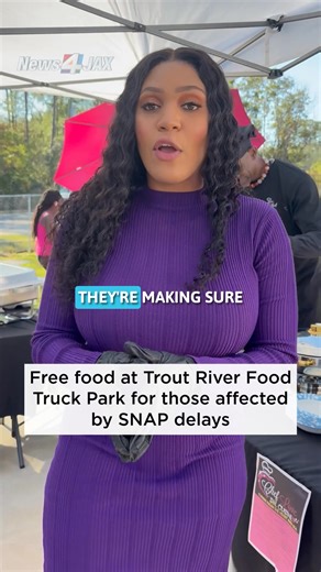 52K views · 765 reactions | On Thursday from 1 p.m. until it's gone, local food truck owners at Trout River Food Truck Park are giving out free hot meals to those affected by the government shutdown and SNAP delays. | WJXT4 The Local Station / News4JAX | Facebook