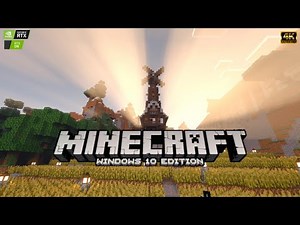 Minecraft Realistic Sun Rays | Realistic RTX Resource Pack | RTX 3070 4k Gameplay