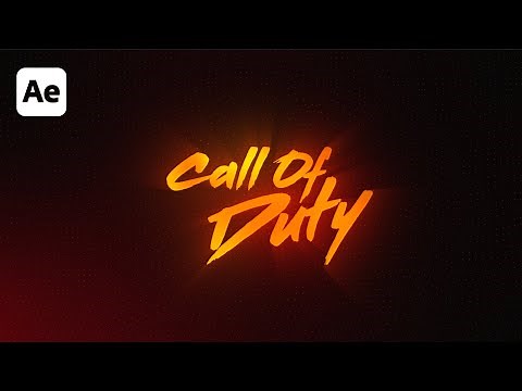 Make Gaming Channel Intro in After Effects - After Effects Tutorial - Gaming Channel Intro Tutorial