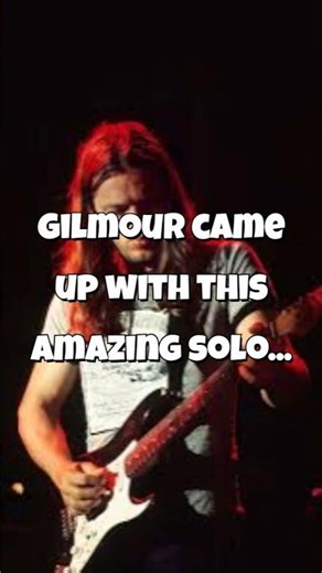 Gilmour's amazing SOLO..