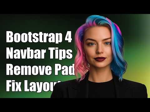 bootstrap 4 navbar, cant remove padding