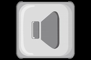 Download Music and Video Player button - Speaker Button for free