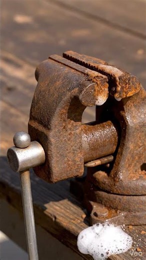 🔥✈️Rusty Bench Vice Restoration | Satisfying Deep Clean 🔧✈️🔥
