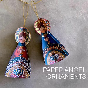 3D Angel Ornament Templates: Eastern Orthodox DIY Christmas Decoration (PDF Pattern, PNG Files) - Etsy