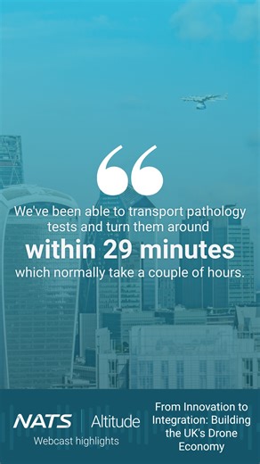 Imagine a scenario where a pathology test can be transported and turned around within 29 minutes. ⏱️ Louisa Smith from Apian shares that this has become a life-saving reality, as part of the hugely successful London Health Bridge project. Catch up on our latest episode of Altitude, where we get the inside knowledge from the floor of DroneX Tradeshow & Conference ▶️ https://bit.ly/42uREXi | NATS