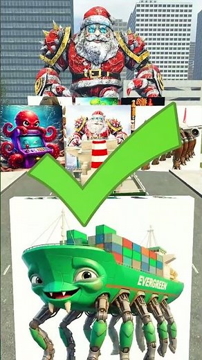 All Size Evolution Crabtanic Sea Monster Vs Goo Goo Gaga BOSS 2d 3d Meme Big City