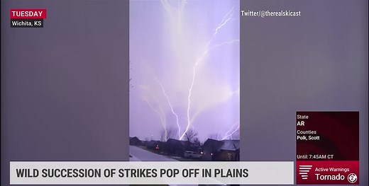 133K views · 3.4K reactions | WOW! Check out this unbelievable lightning video ⚡ Jim Cantore explains the science behind it: | The Weather Channel | Facebook