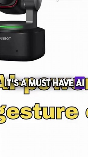 Obsbot tiny 2 ai webcam features #shorts