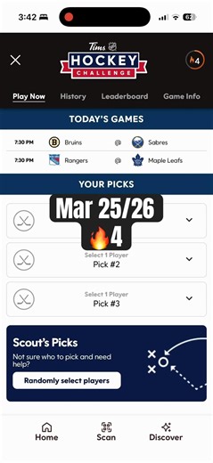 Tim Hortons Hockey Challenge Mar 25/26 4 day streak #timhortons #nhl #hockey #contest #coffee #free