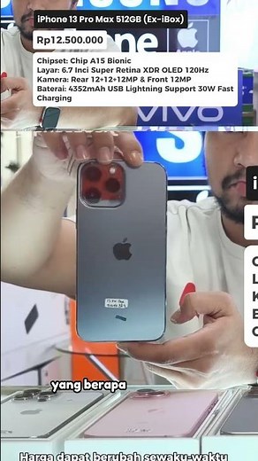 Found an iPhone 13 Pro Max for 12 Million Rupiah, Is It Cheap or Still Expensive? #pricebook #che...
