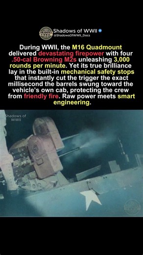 Why the M16 Quadmount Couldn't Shoot Its Own Crew