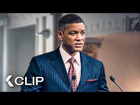 "We can’t Ignore the Danger" The Speech that Changed Football - CONCUSSION Clip | Will Smith