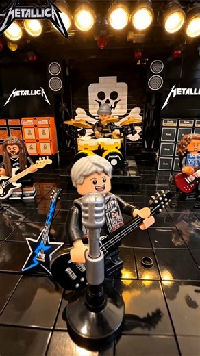 “For Whom The Bell Tolls… but It’s LEGO! 🤯🔥 #metallica #metallicamusic #animation #lego