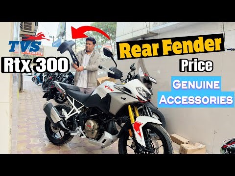 Tvs Apache Rtx 300 Modification | Tvs Rtx 300 Original Accessories | Rtx 300 Tyre Hugger Rear Fender