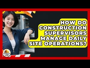 How Do Construction Supervisors Manage Daily Site Operations? - Construction Jobs