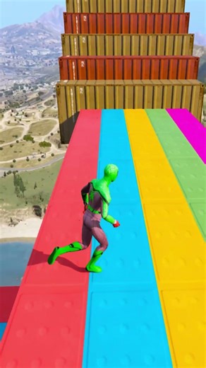 GTA 5 Epic Ragdolls | Spider-Man Jumps/Fails ep. 3652