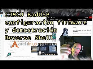 CJMCU BadUSB (Rubber Ducky Barato) configuración del firmware y demostración de Reverse Shell