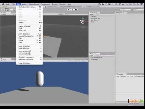 Unity 4 Tutorial: Making the Character Controller Work with the Input System | packtpub.com