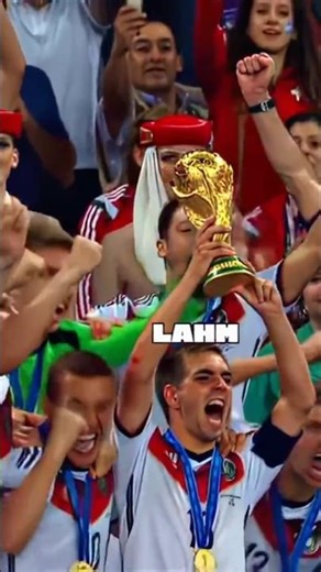 goal Germany Lifts the 2014 World Cup Trophy