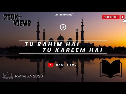 Tu Rahim hai tu Kareem hai naat / By Ali Zafar/Best naats 2020| Naat 4 You