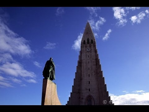 Hallgrimskirkja Church in Reykjavik Iceland