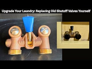 DIY Dual Washing Machine Valve Change (Step By Step Instructions)