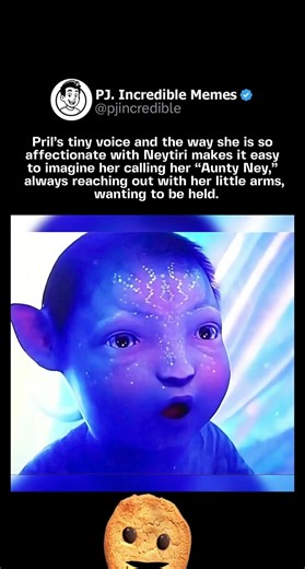 Pril’s tiny voice and the way she is so affectionate with Neytiri makes it easy to imagine her
