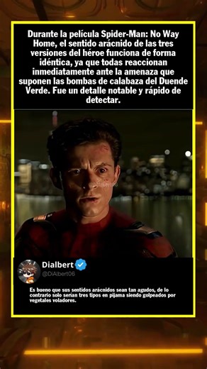 Durante la película Spider-Man No Way Home, el sentido arácnido de las tres vers...