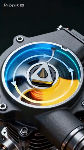 🎥 “Mini Rotary Engine: How It Spins Differently 🔄” #engineartistry #automobile #carshorts #cartok