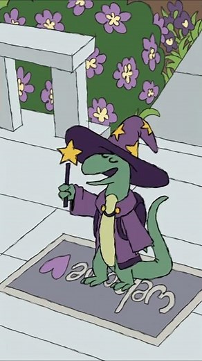 the little lizard wizard #animation