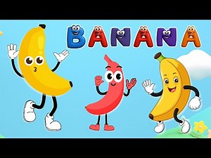 Banana Song - Dance & Sing with the Silly Bananas | Fruits Song