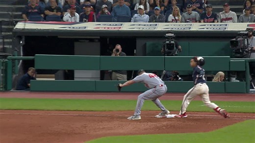 Justin Topa wins the race to first, call confirmed