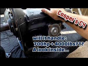 Making the Ford C4 transmission live with big power... a look inside of what's going in Casper