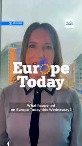 Couldn't catch #EuropeToday this morning? We got your back. Here's what we covered, in less than a minute. Watch first, then write in the comments what you'd like us to cover next 👀 | Euronews English