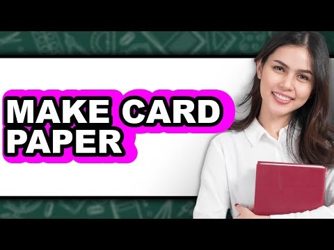 How to Make Card Paper (Only Way)