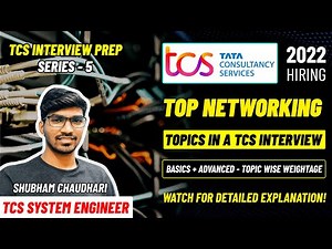 Top Networking Interview Questions for TCS | Technical Interview | Important topics & preparation