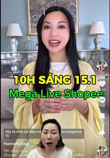 Mega Live Sale với Hannah Olala - Đừng Bỏ Lỡ!