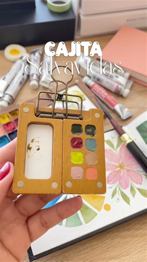 I found it a better way to carry my watercolors #watercolorforbeginners #temu #artforbeginners