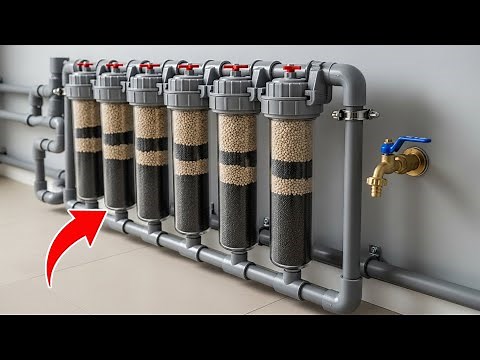 😍 I Never Have to Buy Water Again! How to Make a Water Filter from a 3-in-1 PVC Drainage Pipe
