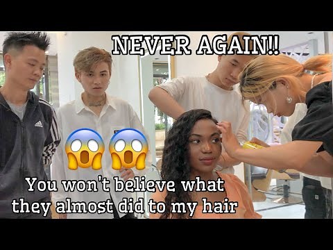 YOU WON’T BELIEVE WHAT CHINESE HAIRSTYLIST ALMOST DID TO MY HAIR ft Hairspells